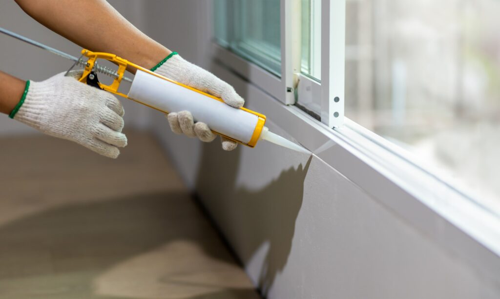 Preparing your pipes for winter by sealing windows